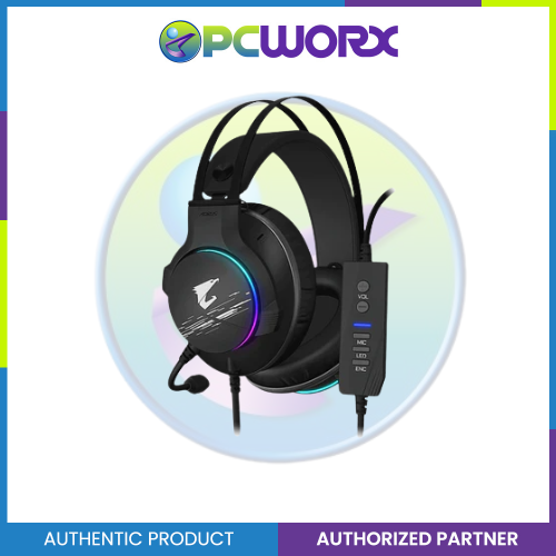 Gigabyte GP-AORUS-H1 Virtual 7.1 Gaming Headset | Desktop Headset | Headset