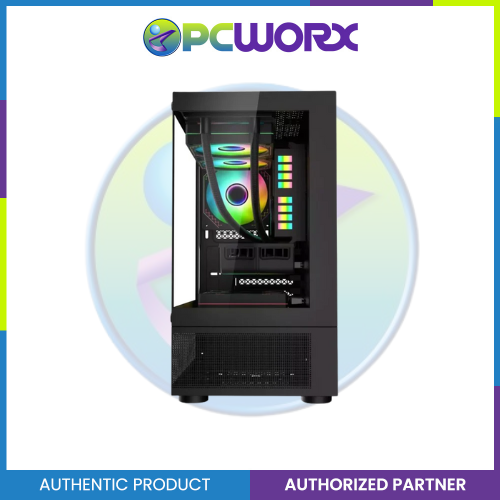 Coolman REYNA M-ATX ITX PC Case Black