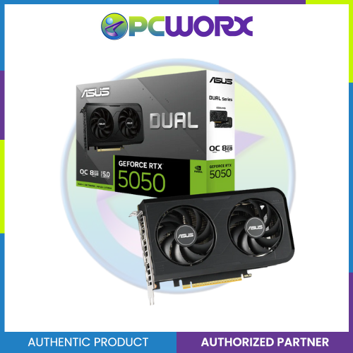 Asus  NVIDIA® GeForce RTX™ 5050 DUAL-O8G RTX5050 Dual OC 8GB GDDR6 128-bit GPU