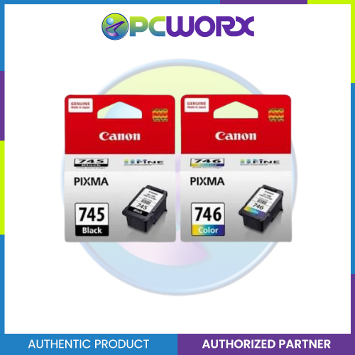 Canon PG-745 Black and CL-746 Color Ink Cartridge