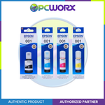 Epson 001 Original Ink Bottle Set for L4150/L4160/4260;L6160/6260;L6170/6270/6290 (BCMY Set)