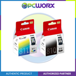 Canon PG-810 Black and Canon CL-811 Colored Ink Cartridge