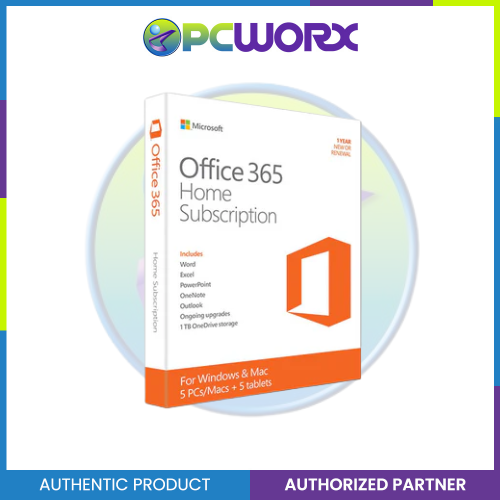 Microsoft Office 365 6GQ-00757 Home Mac/Windows English Subs P2 APAC EM Medialess | Microsoft Office 365 Home