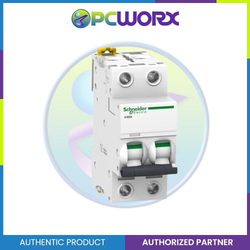 Schneider Acti9 IEC 2P 16A C DIN-Rail Type Miniature Circuit Breaker 230/400V (A9F74216)