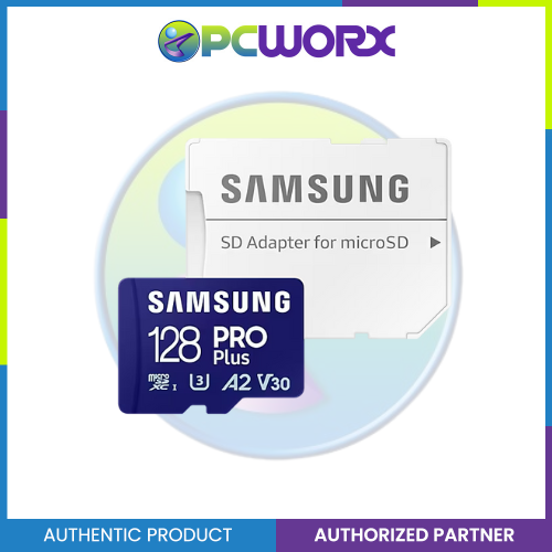 Samsung MB-MD128SA/APC 128GB | MB-MD512SA/APC 512GB MICRO SD PRO PLUS W ADAPTER SAMSUNG MICRO SD MEMORY CARD | Samsung 128GB MICROSD Memory Card