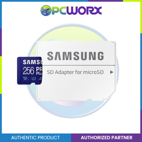Samsung MB-MD256SA/APC 256GB MICRO SD PRO PLUS W ADAPTER SAMSUNG 256GB MICRO SD MEMORY CARD | 256 PRO Memory Card MicroSD