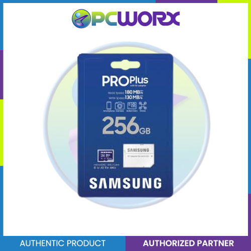 Samsung MB-MD256SA/APC 256GB MICRO SD PRO PLUS W ADAPTER SAMSUNG 256GB MICRO SD MEMORY CARD | 256 PRO Memory Card MicroSD