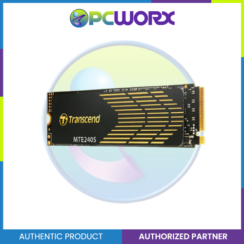 Transcend MTE240S NVMe M.2 PCIe Gen4 Solid State Drive 500GB, 1TB Solid-State Drive Transcend Internal SSD
