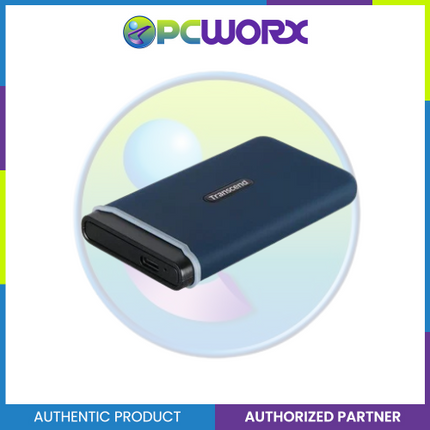 Transcend Ts500gesd370c 500gb USB3.1 Gen2 Type-C Rugged Portable SSD