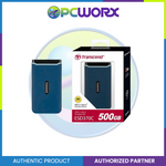 Transcend Ts500gesd370c 500gb USB3.1 Gen2 Type-C Rugged Portable SSD