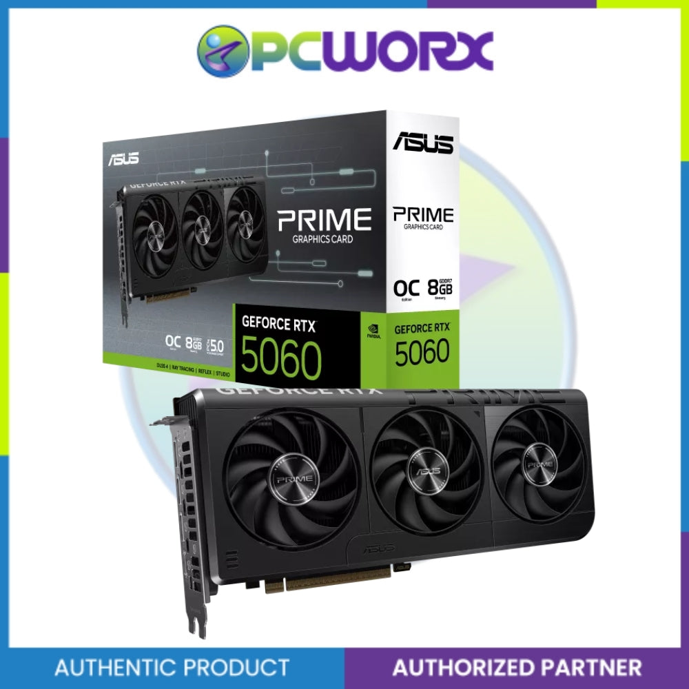 Asus NVIDIA® GeForce RTX™5060 PRIME-RTX5060-O8G PRIME OC 8GB GDDR7 Graphics Card