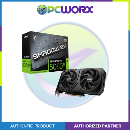 MSI NVIDIA® GeForce RTX™ 5060  Shadow 2X OC 8GB GDDR7 Graphics Card