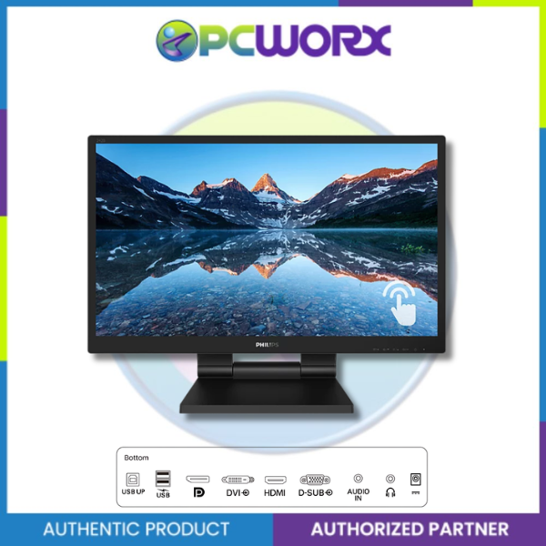 PHILIPS 242B9T | 23.8", IPS, 10 points touch, 1A1D1H1DP, Z stand, VESA