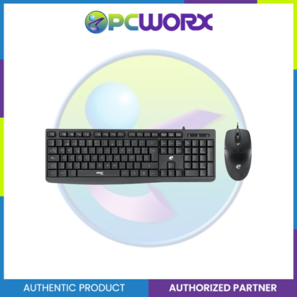 Acer EAK040 BK Wired Keyboard and Mouse Combo – Black