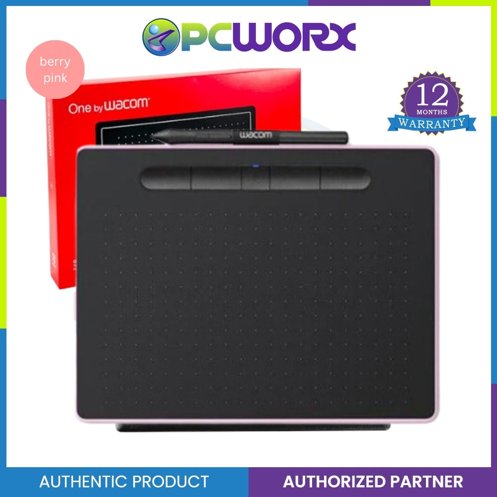 Wacom CTL-4100WL/P0-CX Intuos Small Wireless Berry