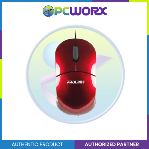 Prolink PMC1001 USB Optical Mouse (Red) – PCWORX