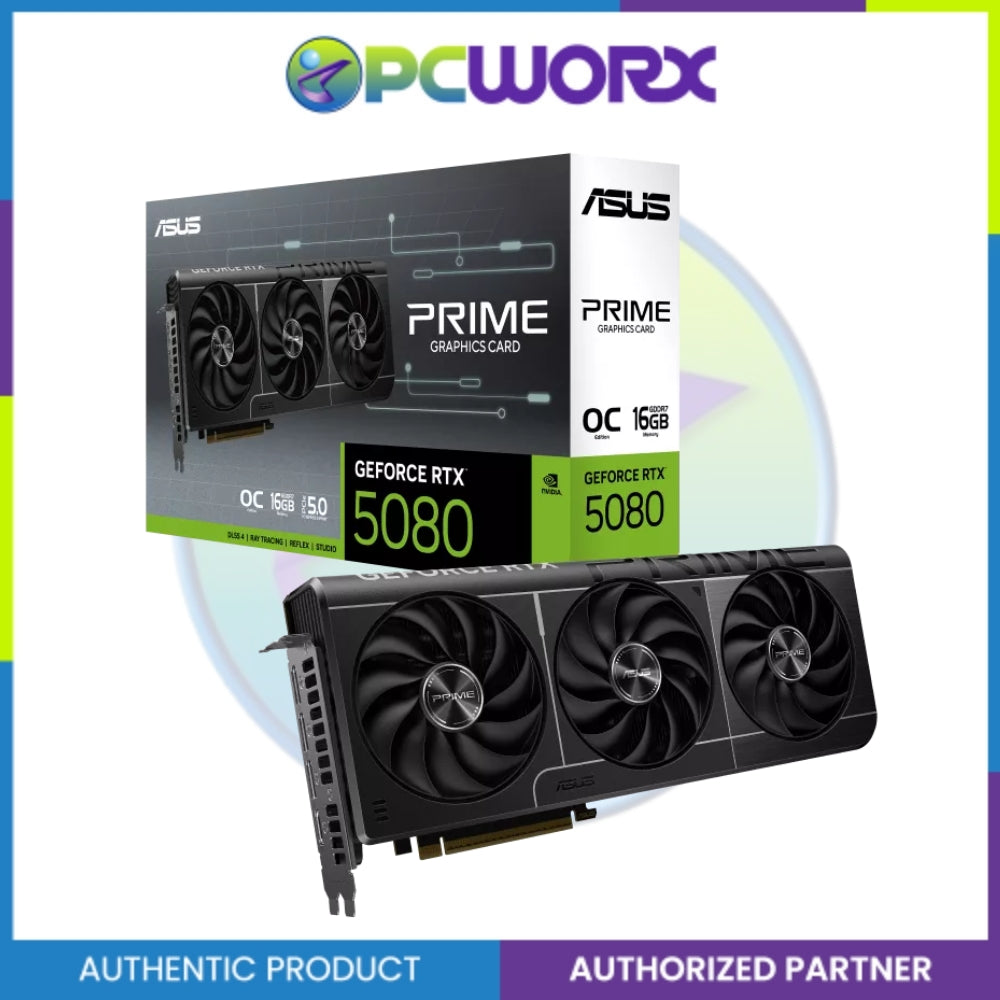 Asus NVIDIA® GeForce RTX™5080 PRIME-RTX 5080-O16G OC 16GB GDDR7 Graphics Card