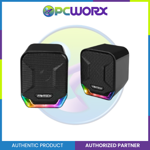 Fantech Sonar GS202 Speaker with RGB Lighting, Multi-Platform Compatibility Gaming Speaker for PC