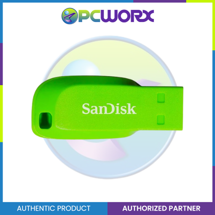 Sandisk SDCZ50 B35 Cruzer Blade USB 2.0 Black|Green|White|Blue|Pink
