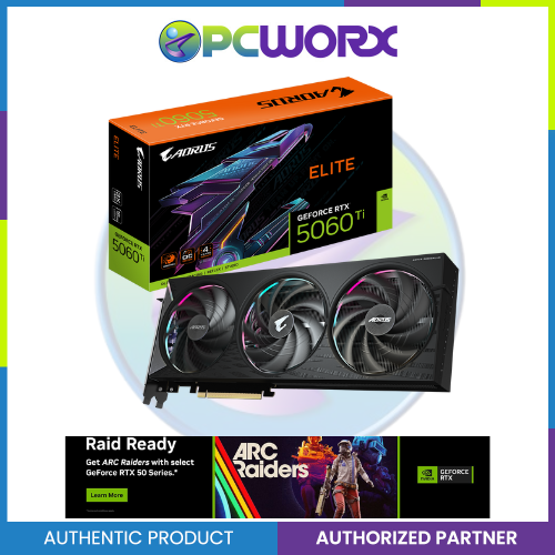 GIGABYTE NVIDIA® GeForce RTX™ 5060 Ti ELITE 16GB GDDR7 GPU