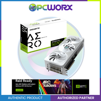 GIGABYTE NVIDIA® GeForce RTX™ 5060 Ti AERO OC 16GB GDDR7 GPU