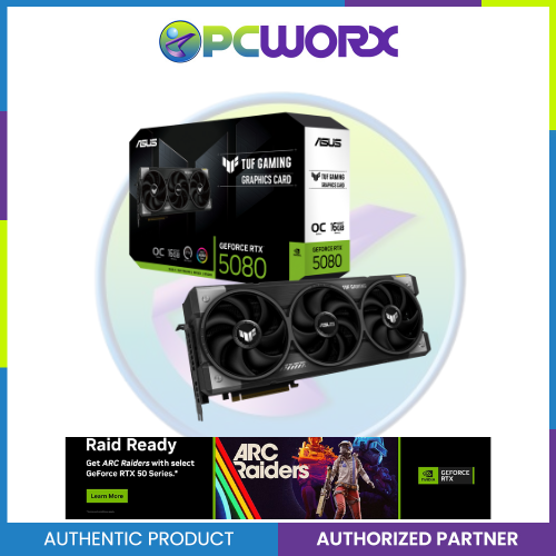 ASUS NVIDIA® GeForce RTX™ 5080 TUF Gaming OC 16GB GDDR7 GPU