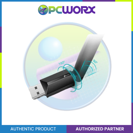 TP-LINK Archer T2U Plus AC600 High Gain Wi-Fi Dual Band USB Adapter
