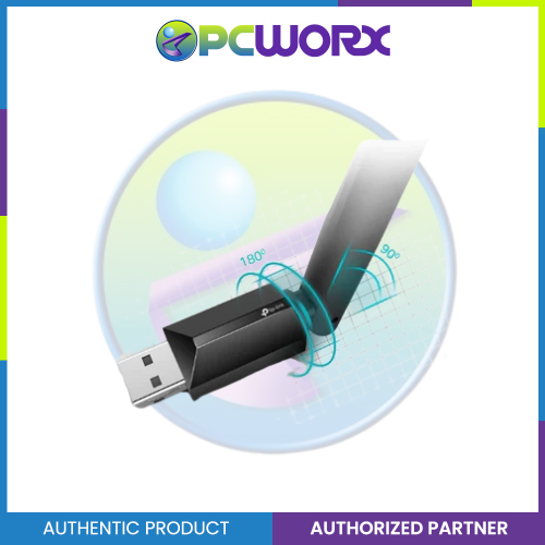 TP-LINK Archer T2U Plus AC600 High Gain Wi-Fi Dual Band USB Adapter