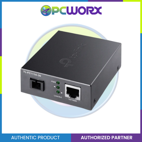 TP-Link TL-FC111A-20 Tx 10/100 Mbps RJ45 to 100 Mbps Single-mode SC WDM Bi-Direc