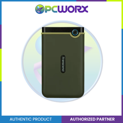 Transcend StoreJet TS2TSJ25M3G 2TB Portable Hard Drive (Military Green)