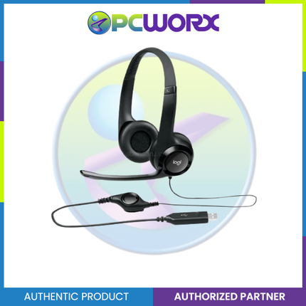 Logitech H390 Stereo Headset USB with Mic