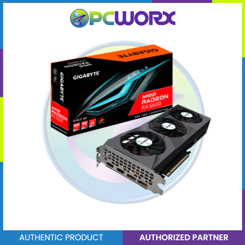 Gigabyte GV-R66EAGLE-8GD Radeon RX6600 Eagle 8GB GDDR6 128bit HDMI/DP | GRAPHIC CARD | GIGABYTE GRAPHIC CARDS | GIGABYTE GRAPHIC CARDS