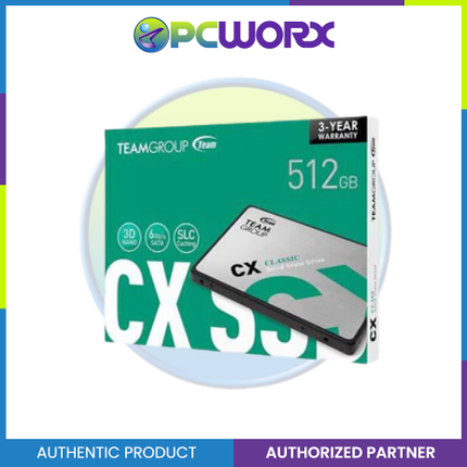 Team Group Classic CX2 T253X6512G0C101 512GB 2.5" Sata III SSD