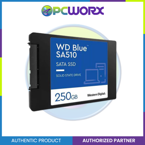 Western Digital SA510 WDS250G3B0A 250GB 2.5" SATA III SSD Blue