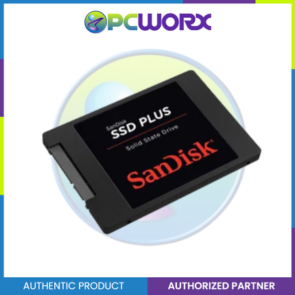Sandisk 480GB SSD Plus Solid State Drive (SDSSDA-480G-G26)