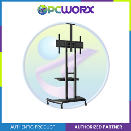 North Bayou NB-AVA1800-70-1P 55"-90" Inch TV Cart Mount | TV Stand | 55"-90" Inch TV Stand Cart | TV Floor Stand