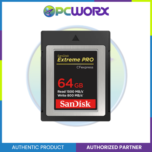 Sandisk SDCFE-064G-GN4NN 64GB EXTREME PRO CFEXPRESS CARD TYPE B 1500MB/S R 80
