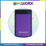 Transcend TS2TSJ25H3P 2TB Shockproof Portable Hard Drive Purple