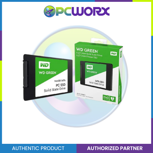 Western Digital WD S240G2G0A 240GB 2.5 3D NAND Solid State Drive (Green)
