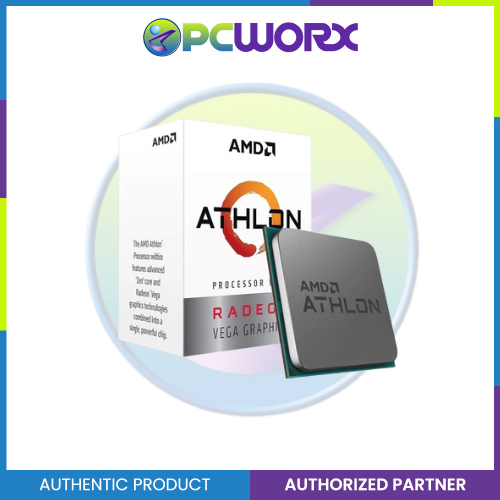 AMD ATHLON 3000G 3.5GHZ 35W VEGA3 AM4 CPU Tray