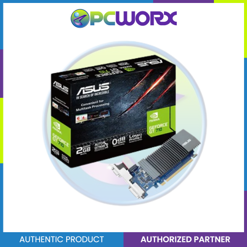 Asus NVIDIA® GT730 SL-2GD5-BRK 2GB DDR5 64BIT Low Profile Graphics Card