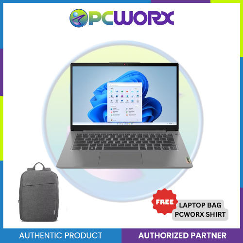 Lenovo IdeaPad 3 14IAU7 82RJ00H5PH i3 - Arctic Grey | Bundle Bag: Lenovo B210 Back Pack