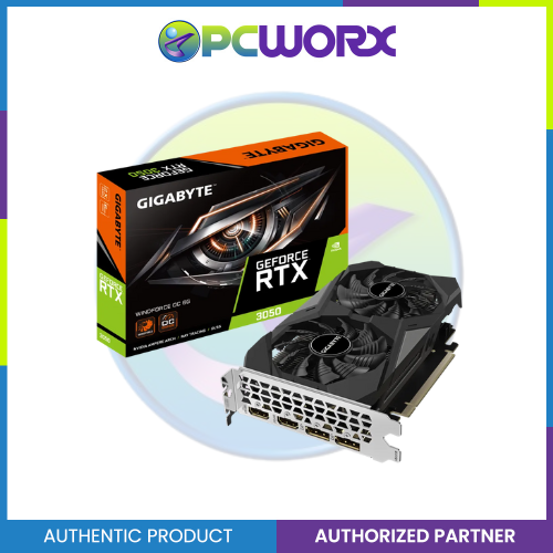 GIGABYTE NVIDIA® GeForce RTX™ 3050 WINDFORCE OC Dual 6GB GDDR6