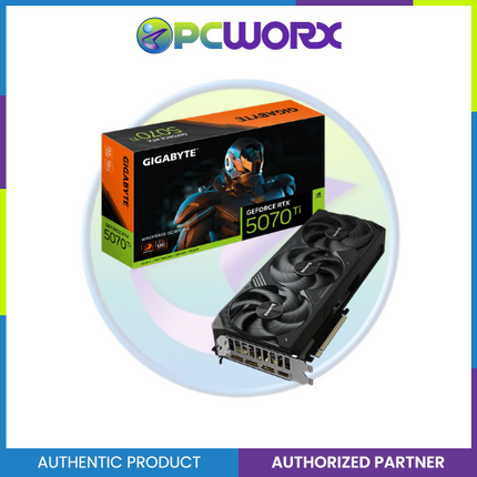 Gigabyte NVIDIA® GeForce RTX™ 5070TI GV-N507TWF3OC-16GD WINDFORCE OC SFF 16G GDDR7 GPU