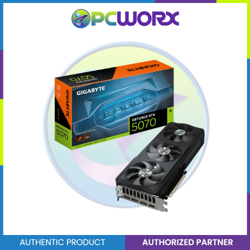 Gigabyte NVIDIA® GeForce RTX™5070 EAGLE GV-N5070EAGLE OC-12GD OC SFF 12GB GDDR7 GPU