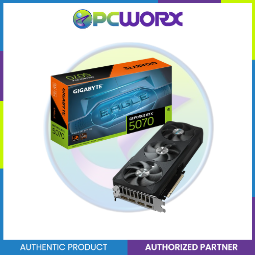 GIGABYTE NVIDIA® GeForce RTX™5070 EAGLE GV-N5070EAGLE-OC-12GDE OC SFF 12GB GDDR7 GP