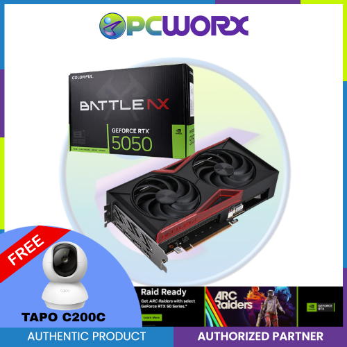 Colorful GeForce RTX™ 5050 Battle AX DUO 8GB-V (Colorful GeForce RTX™ 5050 NB DUO 8GB-V)