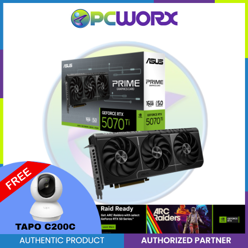 ASUS NVIDIA® GeForce RTX™ 5070 Ti PRIME OC 16GB GDDR7