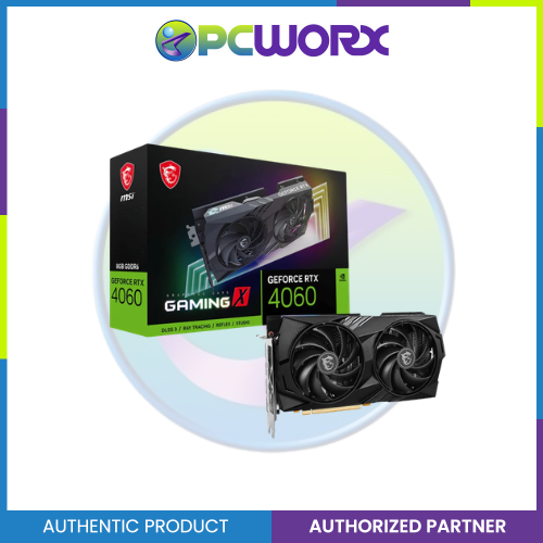 MSI NVIDIA® GeForce RTX™ 4060 GAMING X 8GB GDDR6 128-bit GPU