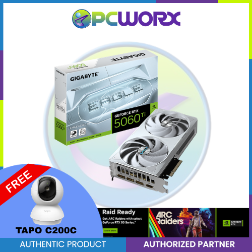Gigabyte GV-N506TEAGLEOC-ICE-8GD RTX5060TI Eagle OC Ice 8GB GDDR7 GPU